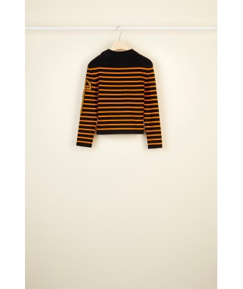 Breton jumper with embroidered logo Fin de série