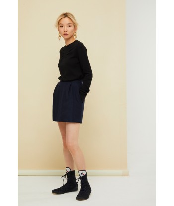 Wool and cashmere tulip skirt de la marque