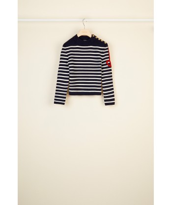 Breton jumper with embroidered logo de l' environnement