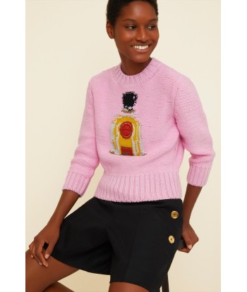 Perfume bottle wool jumper en stock