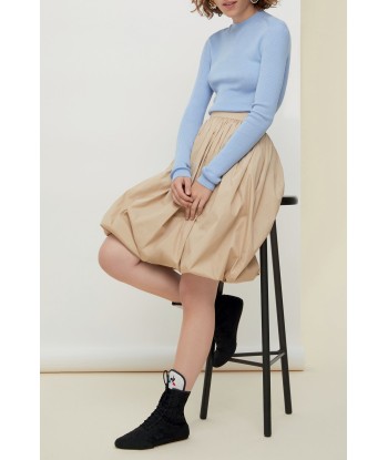 Cotton blend bubble skirt les ctes