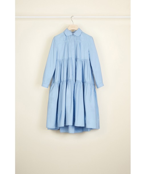 Tiered faille shirt dress Profitez des Offres !