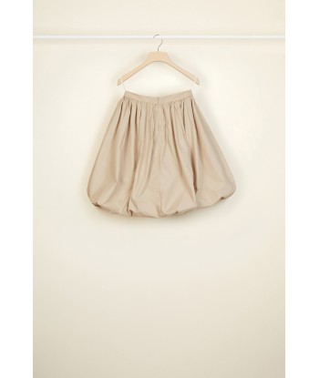 Cotton blend bubble skirt les ctes