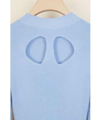 Cut-out wool and silk jumper Découvrez la collection