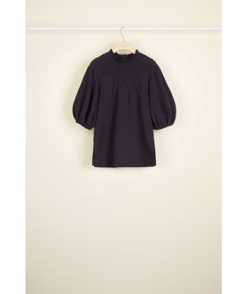 Smock collar cotton sweatshirt JUSQU'A -70%! 