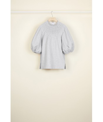 Smock collar cotton sweatshirt 50% de réduction en Octobre 2024