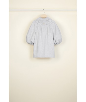 Smock collar cotton sweatshirt 50% de réduction en Octobre 2024