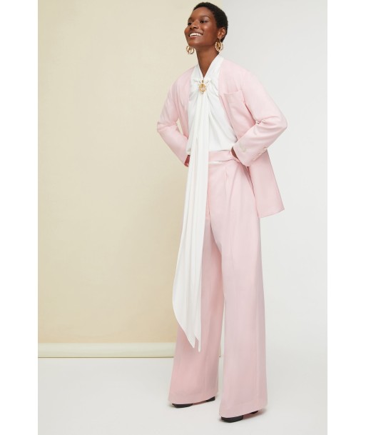 Loose belted summer wool trousers des créatures d'habitude