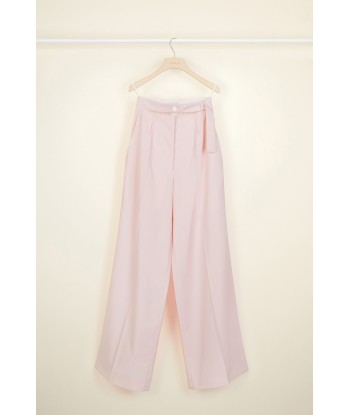 Loose belted summer wool trousers des créatures d'habitude