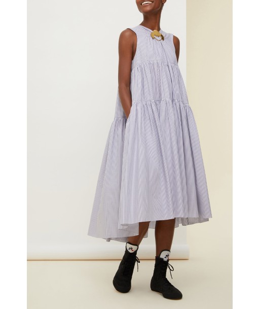 Tiered cotton maxi dress le des métaux précieux