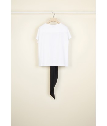 Tie front cotton tee votre