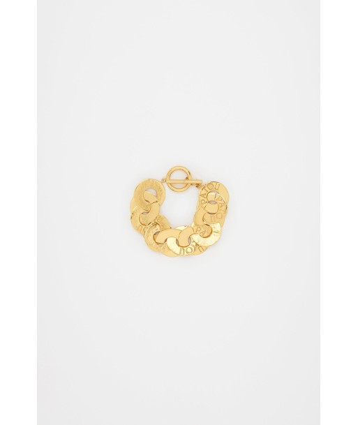 Coin bracelet in gold-plated brass 2 - 3 jours ouvrés.