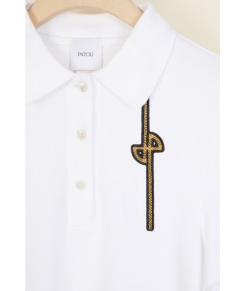 Logo cotton polo shirt Dans la société mordern