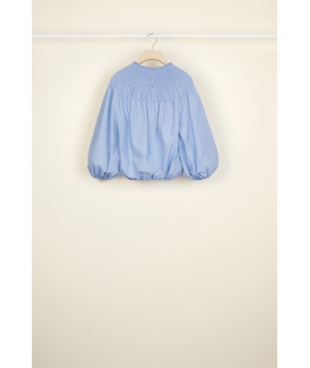 Smock collar poplin crop top prix pour 