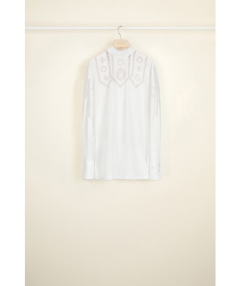 Guipure cut-out cotton top sur le site 