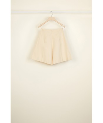 High-waisted cotton shorts acheter