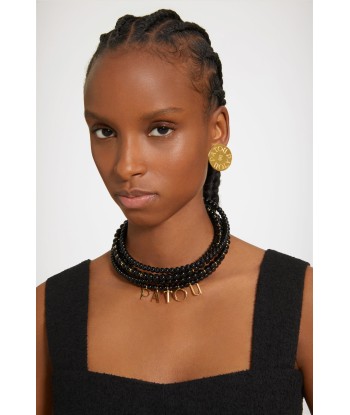 Coin earrings in gold-plated brass meilleur choix